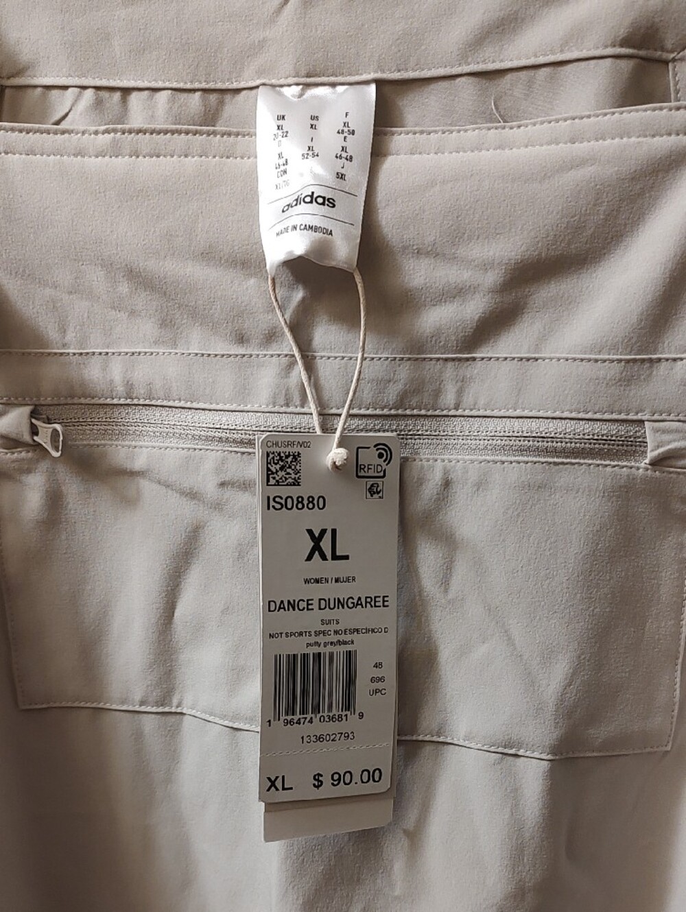 adidas Aeroready Overalls Jumpsuit - Picture 5 of 14